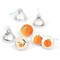 Big Dot of Happiness Little Cutie Clementine - Orange Citrus Baby Shower or Birthday Party Round Candy Sticker Labels Fits Chocolate Candy 108 Ct